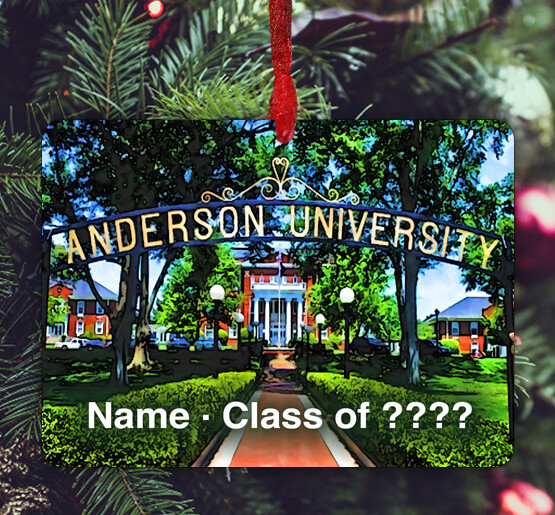 Anderson, SC - Ornament - Anderson University - #anderson
