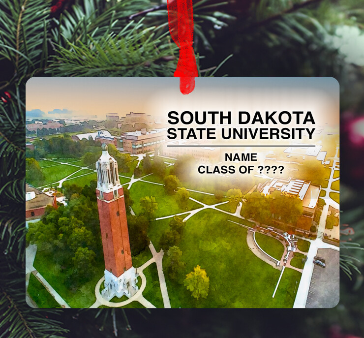 Brookings, SD - Ornament - South Dakota State University - #southdakotastate