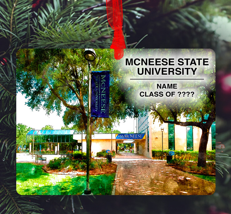 Lake Charles, LA - Ornament - McNeese State University