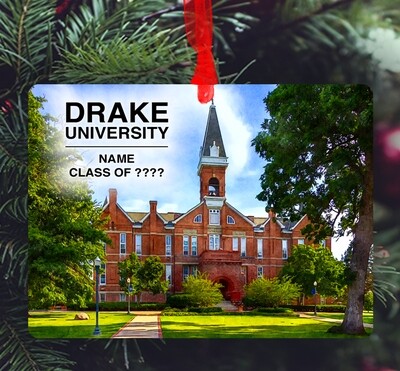 Des Moines, IA - Ornament - Drake University