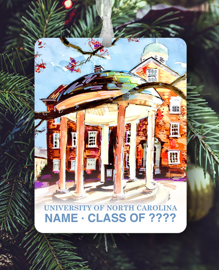 Chapel Hill, NC - Ornament - UNC - Old Well - #lew