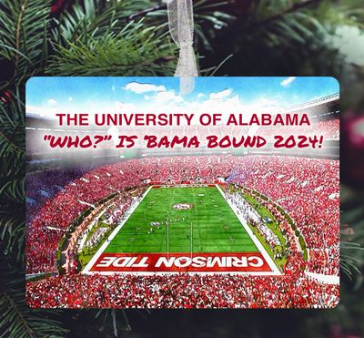 Tuscaloosa, AL - Ornament - University Of Alabama - Bryant-Denny Stadium - Bama Bound - #crimsontide