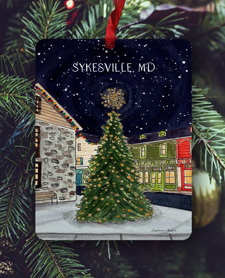 Sykesville, MD - Ornament - Christmas Tree - #stephanie