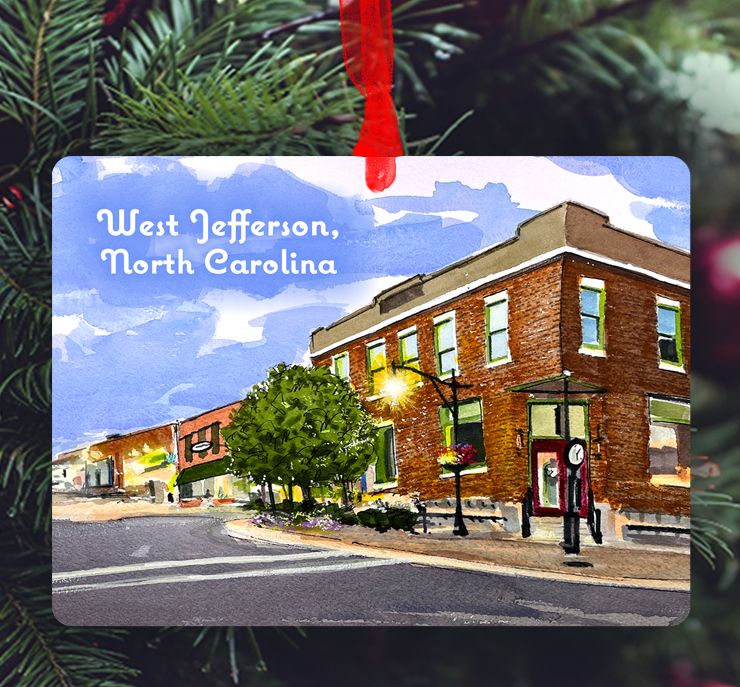 West Jefferson, NC - Ornament - Hey West Jefferson! - #westjefferson - #lew