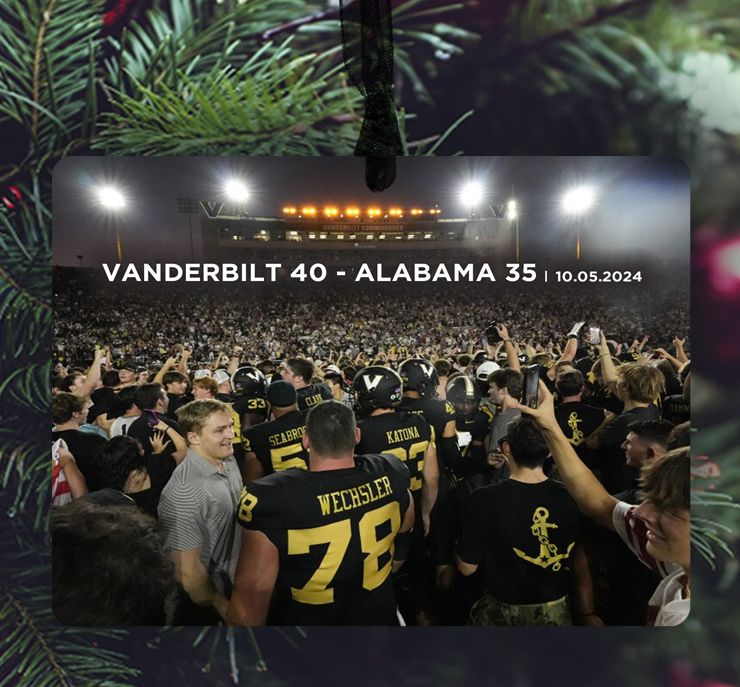 Nashville, TN - Ornament - Vanderbilt University - Vanderbilt vs Alabama - #vandyhistoricwin