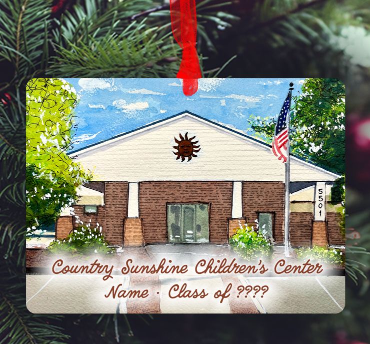 Raleigh, NC - Ornament - Country Sunshine Children&#39;s Center - #lew