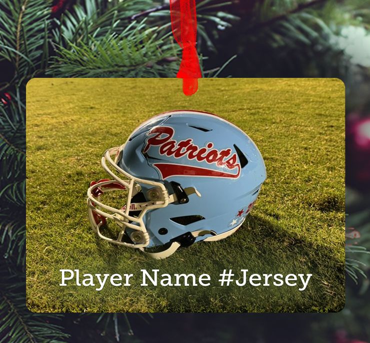 Greenville, SC - Ornament - JL Mann High School - Football Helmet