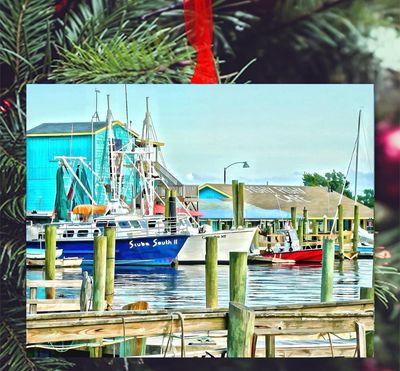 Southport, NC - Ornament - Fishy Fish Ornament