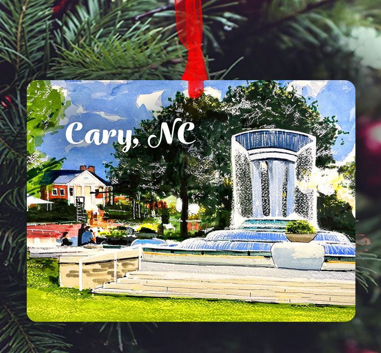 Cary, NC - Ornament - Hey Cary! - #lew - #heycary