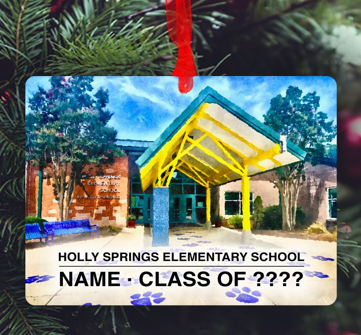 Holly Springs, NC - Ornament - Holly Springs Elementary School