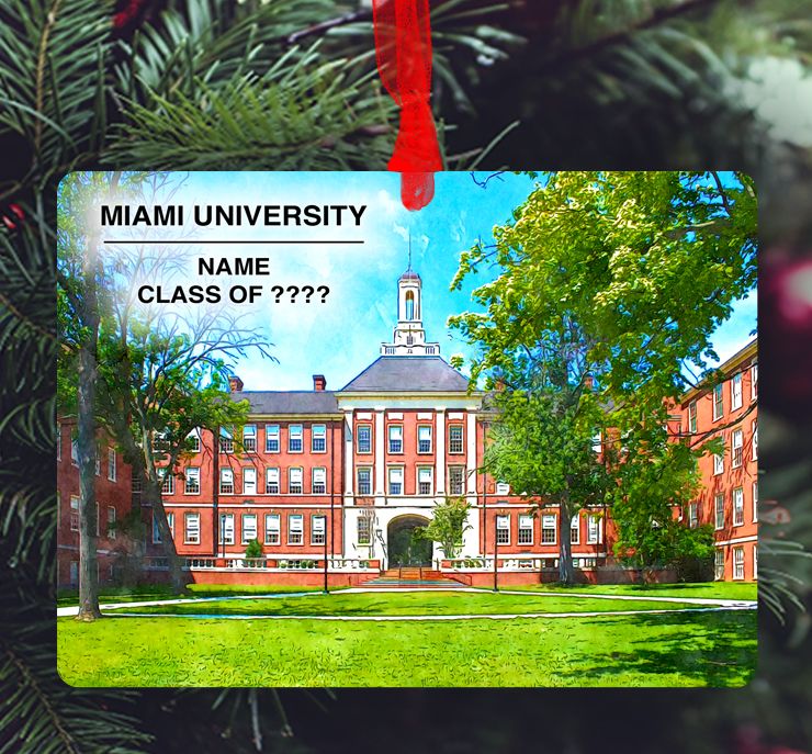 Oxford, OH - Ornament - Miami University