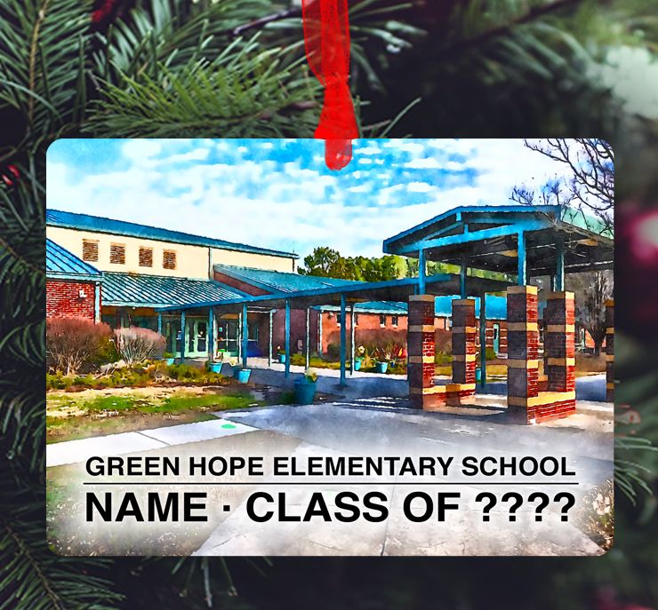 Cary, NC - Ornament - Green Hope Elementary School