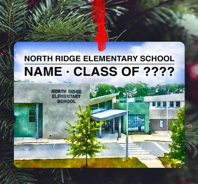 Raleigh, NC - Ornament - North Ridge Elementary School