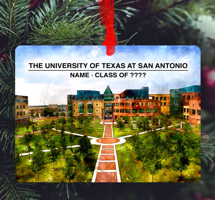 San Antonio, TX - Ornament - University of Texas at San Antonio