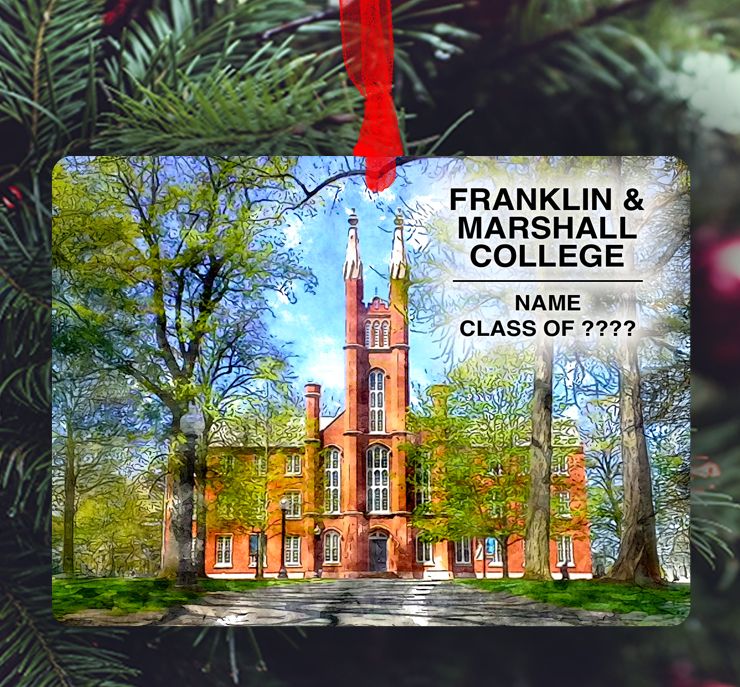 Lancaster, PA - Ornament - Franklin &amp; Marshall College