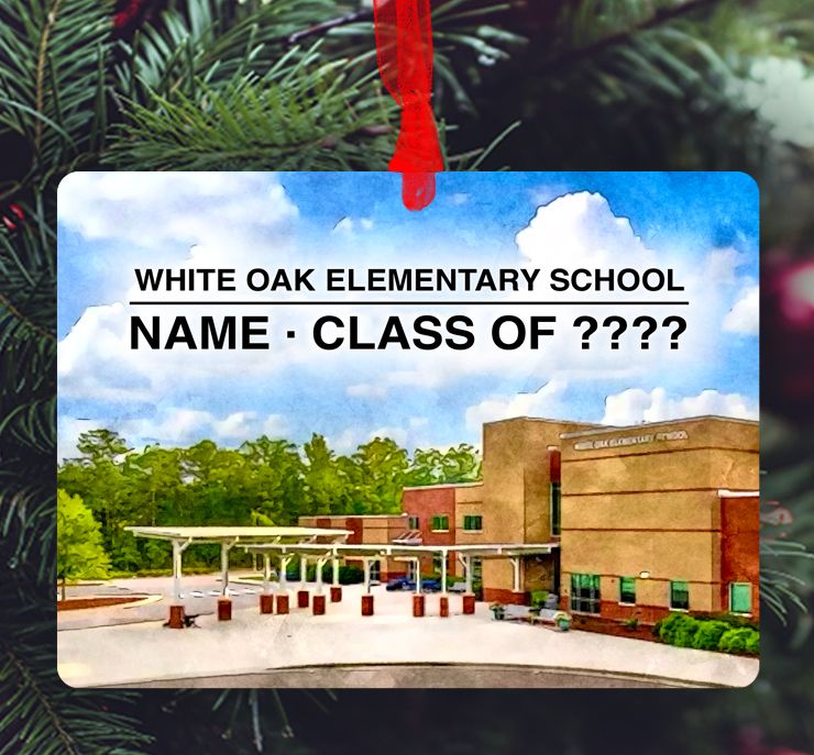 Apex, NC - Ornament - White Oak Elementary School