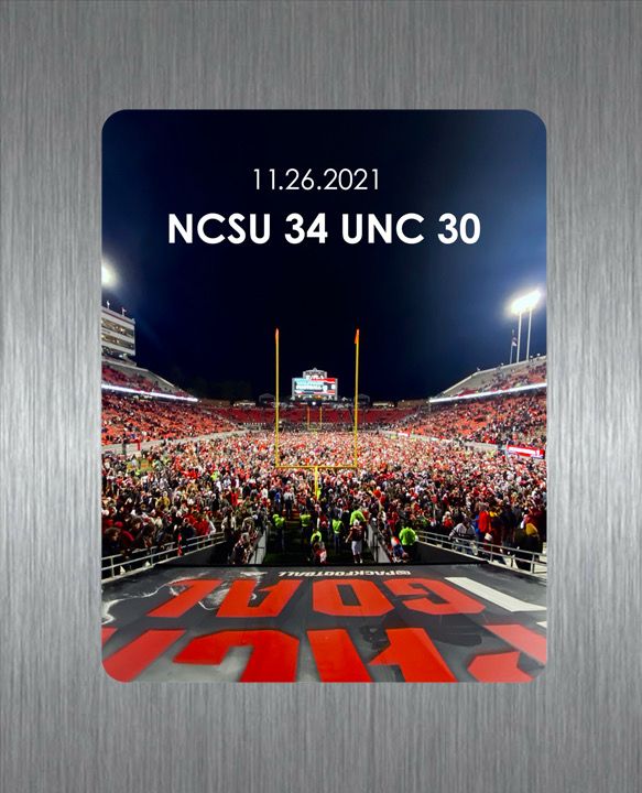Raleigh, NC - Magnet - NC State - Beats UNC - 2021