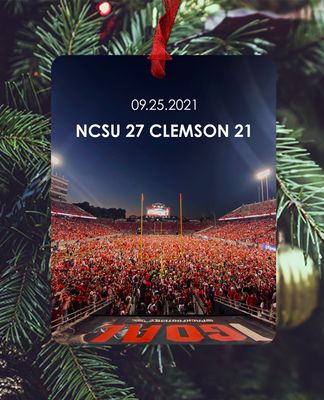 Raleigh, NC - Ornament - NC State Beats Clemson - #beats