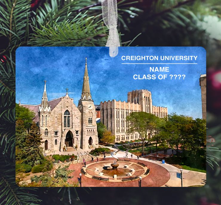 Omaha, NE - Ornament - Creighton University