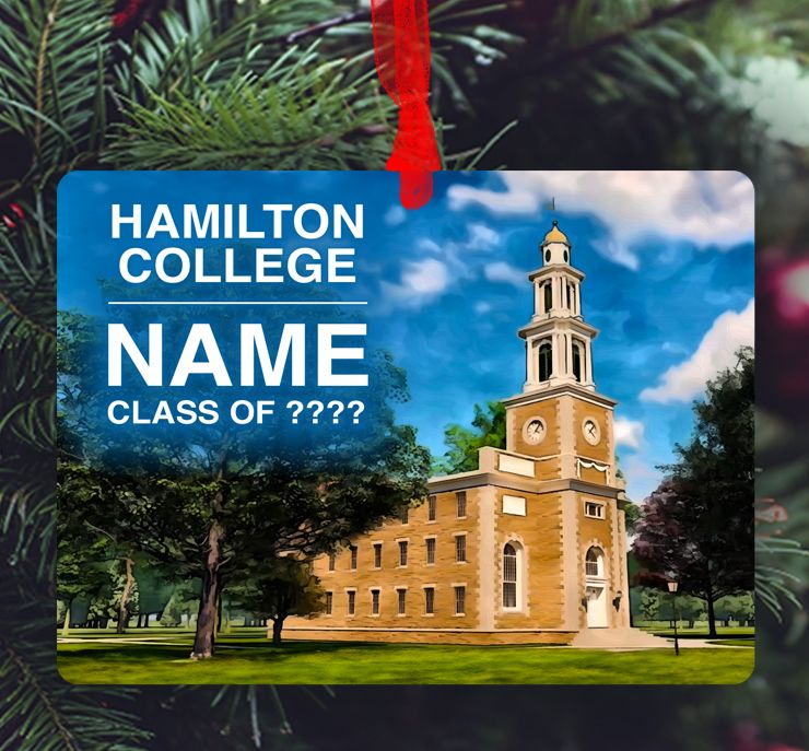 Clinton, NY - Ornament - Hamilton College
