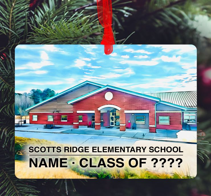 Apex, NC - Ornament - Scotts Ridge Elementary School