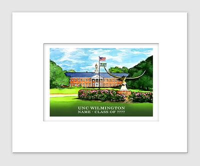 Wilmington, NC - Matted Print - UNCW