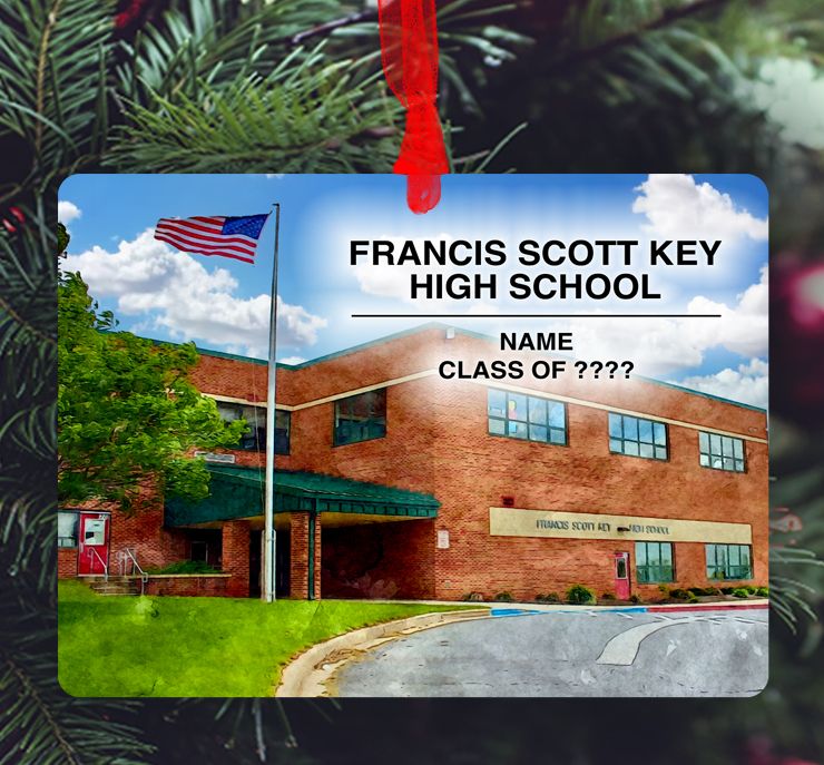 Union Bridge, MD - Ornament - Francis Scott Key High School