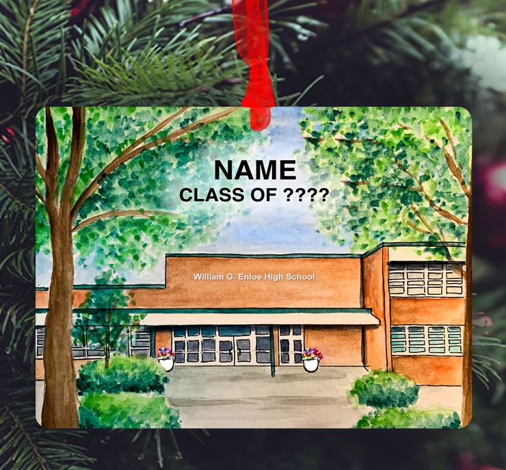 Raleigh, NC - Ornament - Enloe Magnet High School - #katie