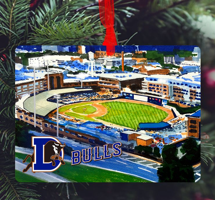 Durham, NC - Ornament - Durham Bulls Athletic Park - #dbap