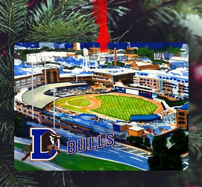 Durham, NC - Ornament - Durham Bulls Athletic Park - #dbap