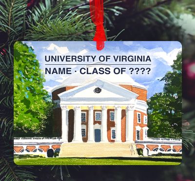 Charlottesville, VA - Ornament - University Of Virginia - The Rotunda