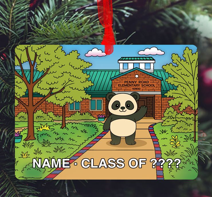 Cary, NC - Ornament - Penny Road Panda - #lew