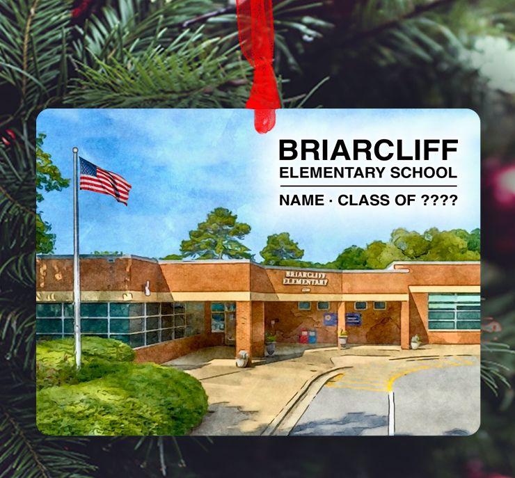 Cary , NC - Ornament - Briarcliff Elementary School