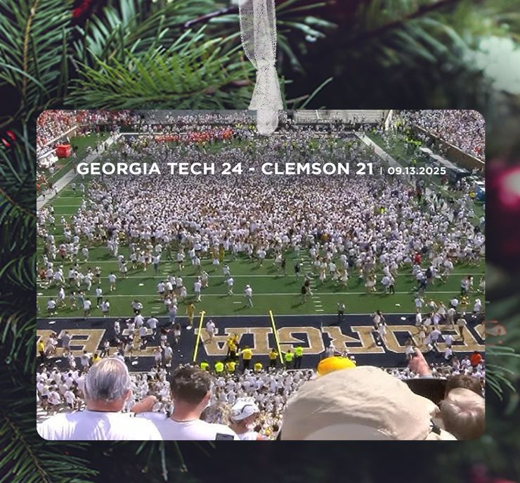 Atlanta, GA - Ornament - Georgia Tech - Tech Win