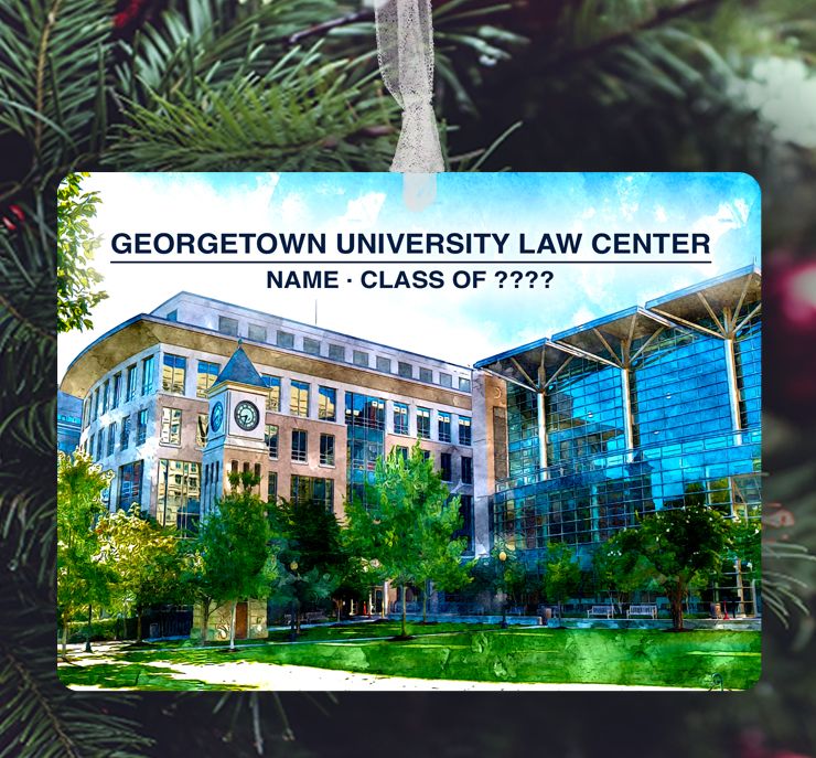Washington, DC - Ornament - Georgetown University Law
