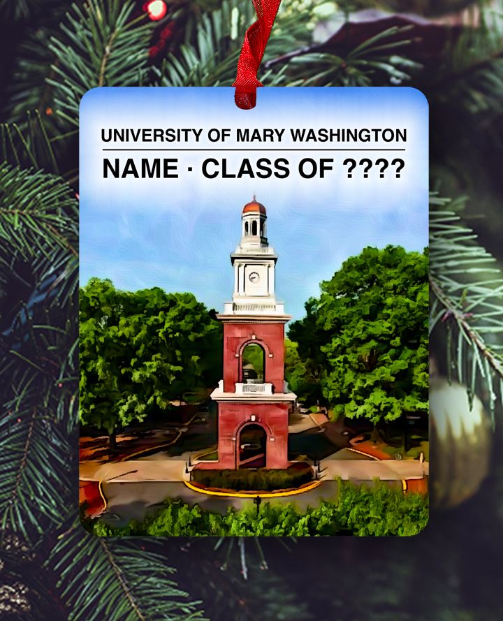 Fredericksburg, VA - Ornament - University of Mary Washington