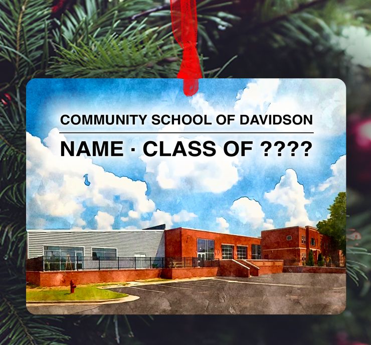 Davidson, NC - Ornament - Community School of Davidson