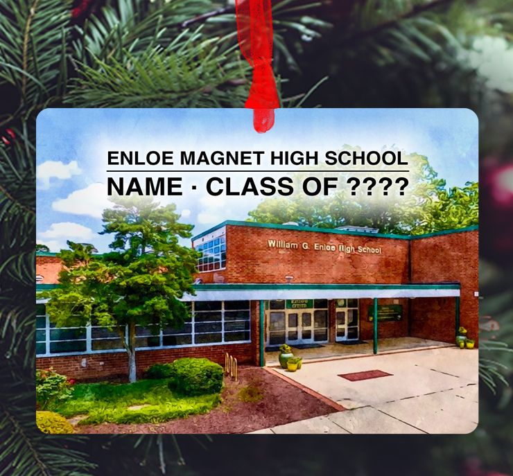 Raleigh, NC - Ornament - Enloe Magnet High School