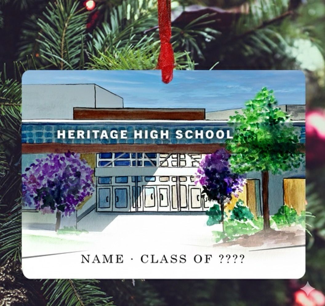 Wake Forest, NC - Ornament - Heritage High School - #katie