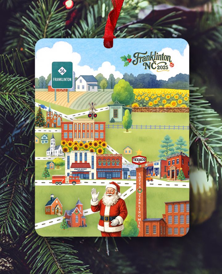 Franklinton, NC - Ornament - Franklinton Christmas 2025