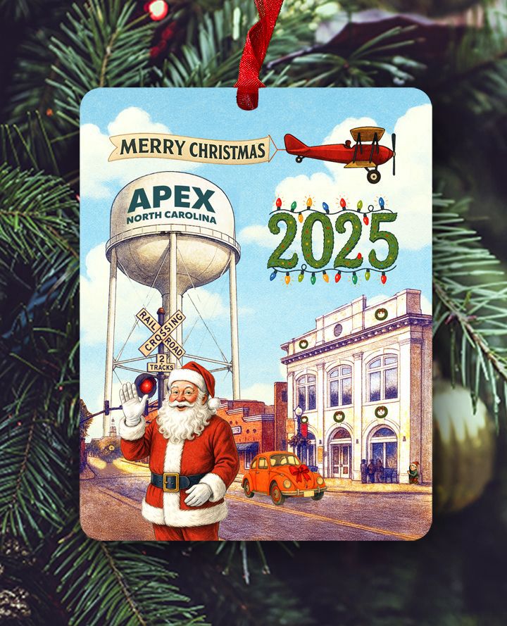 Apex, NC - Ornament - Apex Christmas 2025