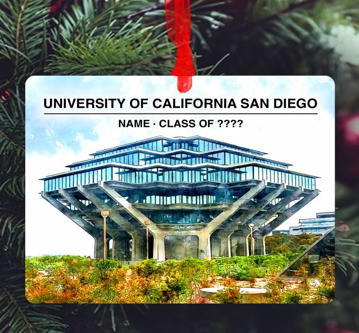 San Diego, CA - Ornament - University of California, San Diego