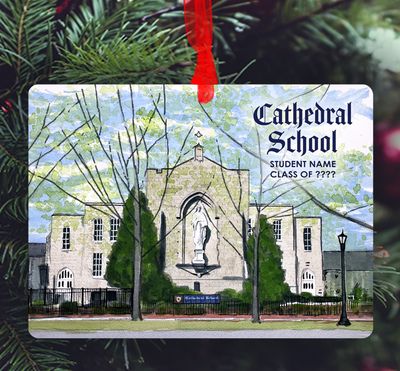 Raleigh, NC - Ornament - Cathedral School - #lew