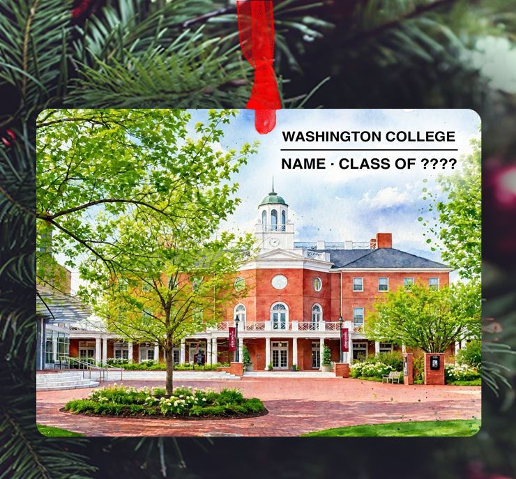 Chestertown, MD - Ornament - Washington College