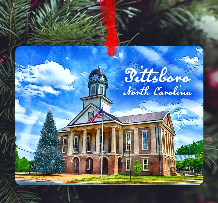 Pittsboro, NC - Ornament - Hey Pittsboro!