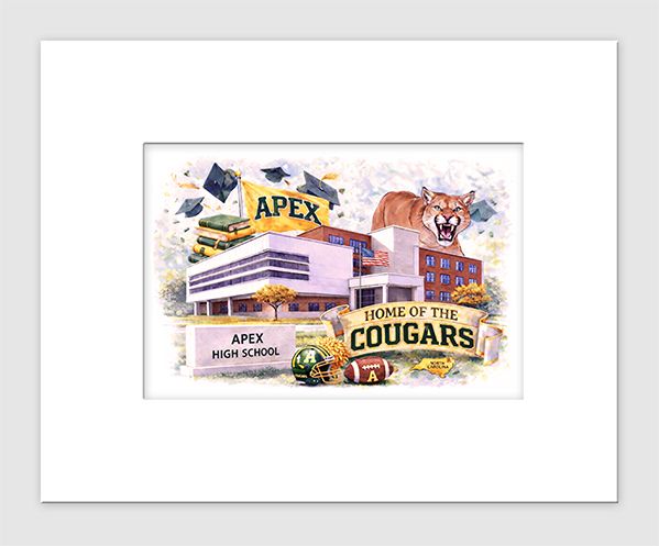 Apex, NC - Print - Apex High School - Montage