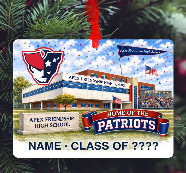 Apex, NC - Ornament - Apex Friendship High School - Collage