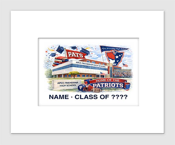 Apex, NC - Print - Apex Friendship High School - Collage