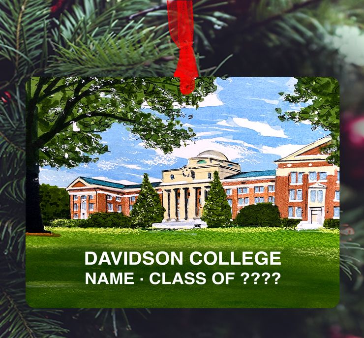 Davidson, NC - Ornament - Davidson College