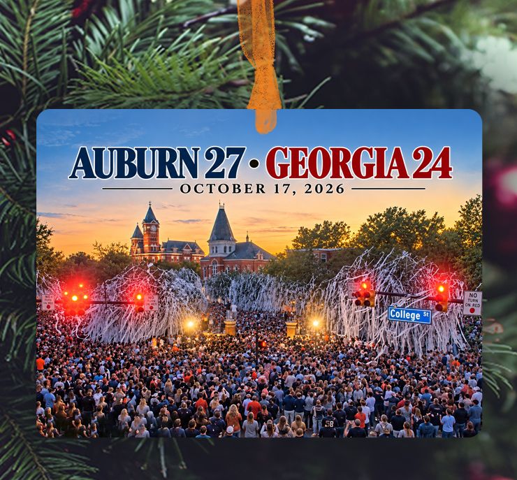 Auburn, AL - Ornament - Auburn University - Auburn vs Georgia - 10.17.2026